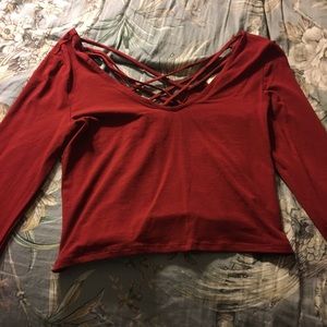Crop top long sleeve